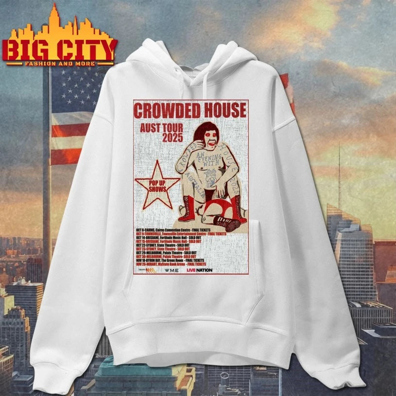 Crowded House 2025 Australia Show Poster shirt