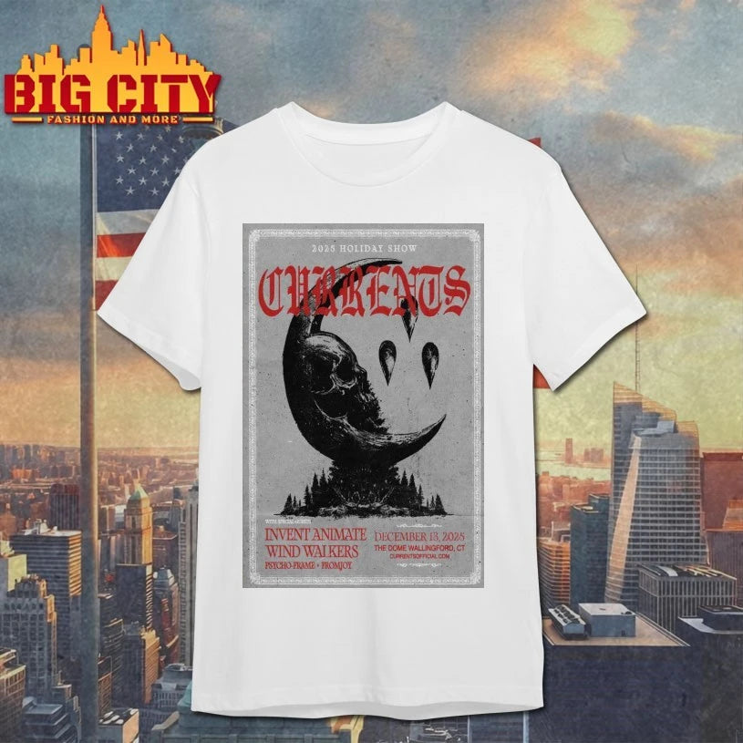 Currents Band December 13 2025 Holiday Show In The Dome Wallingford CT Poster shirt