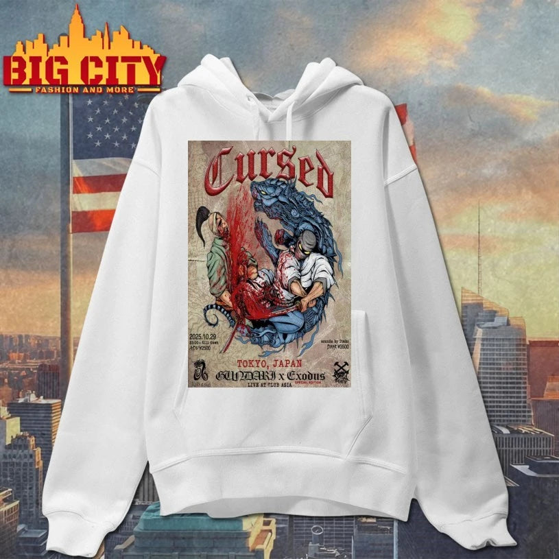 Cursed Tour Tokyo, Japan 2025 Poster shirt