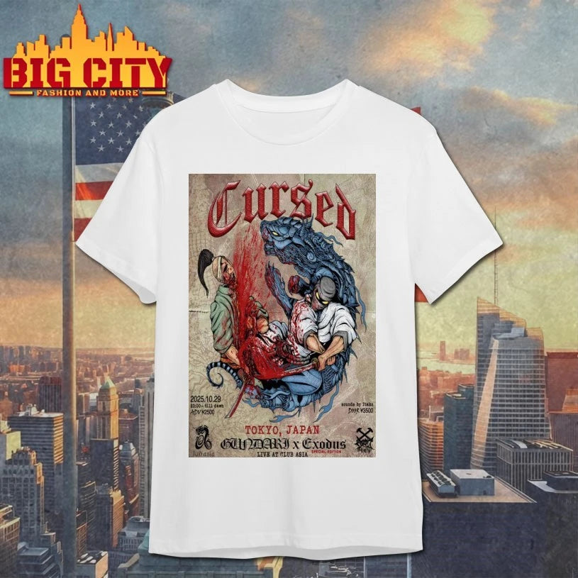 Cursed Tour Tokyo, Japan 2025 Poster shirt