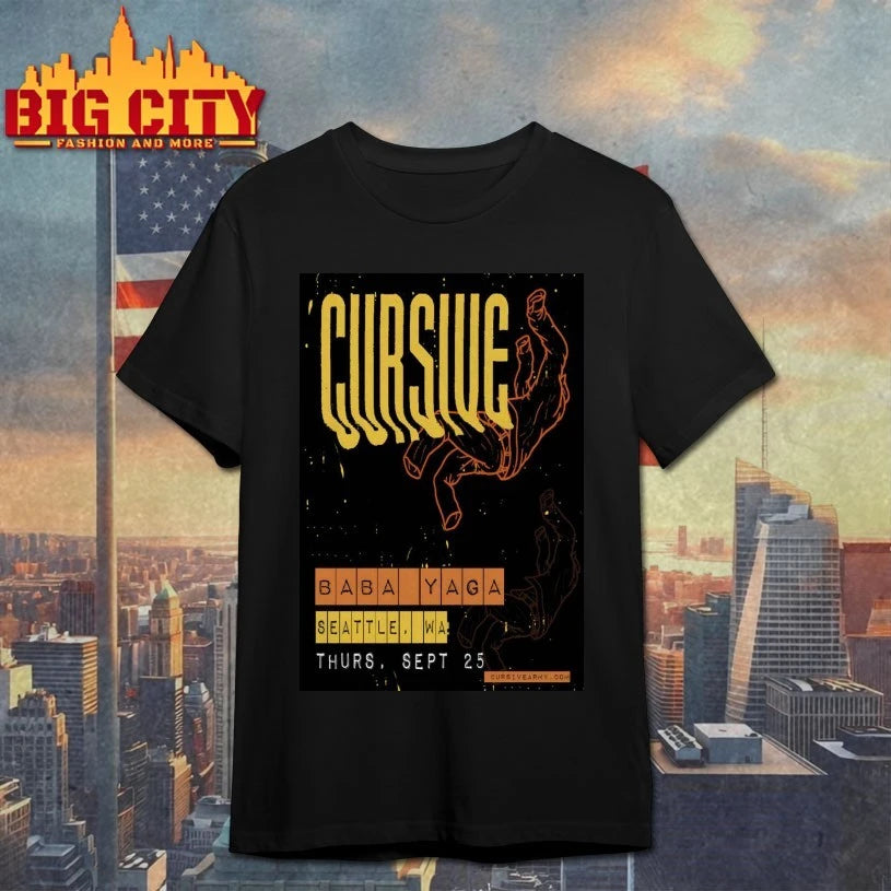 Cursive Sept 25 2025 Baby Yaga In Seattle WA Poster shirt
