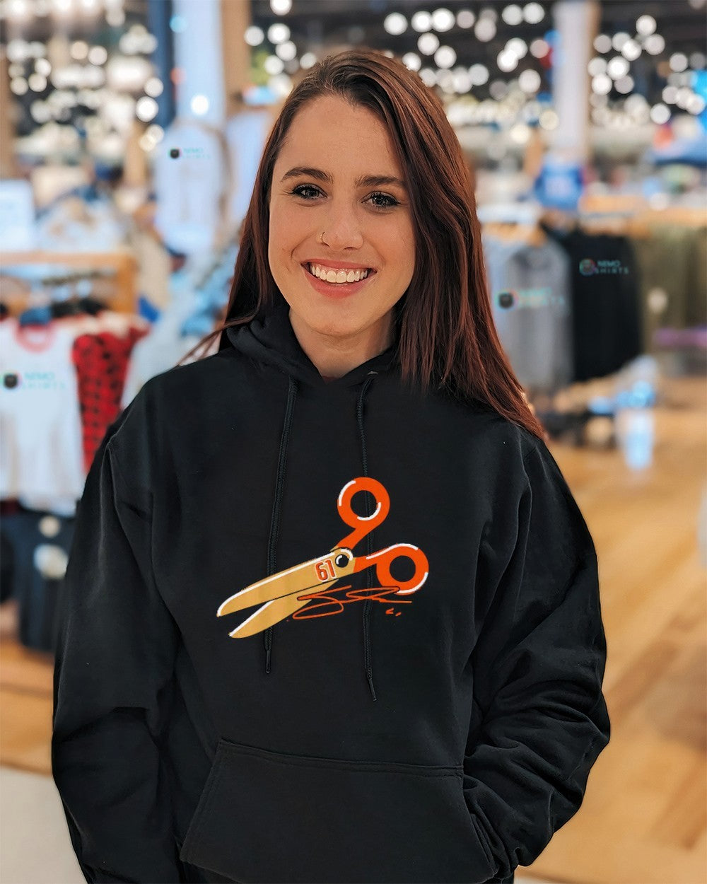 Cutter Gauthier Anaheim Ducks scissors signature shirt