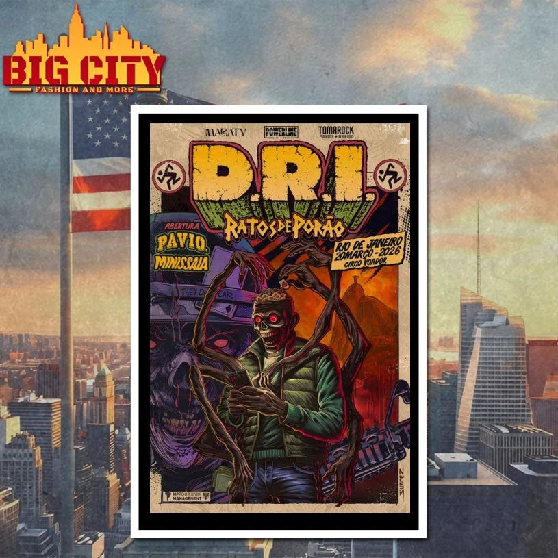 D.R.I Mar 20 2026 Rio De Janeiro Poster shirt