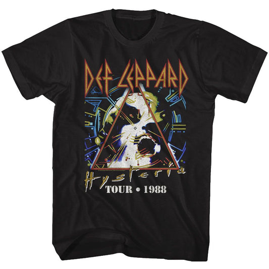 Def Leppard Hysteria Tour 88 Official T-Shirt Style001