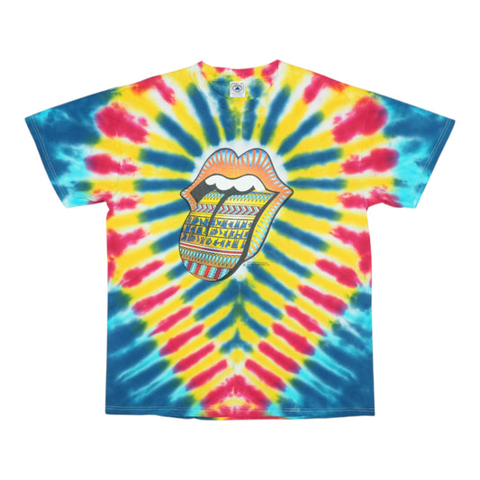 1997 Rolling Stones Bridges To Babylon Tour Tie Dye Shirt Style004