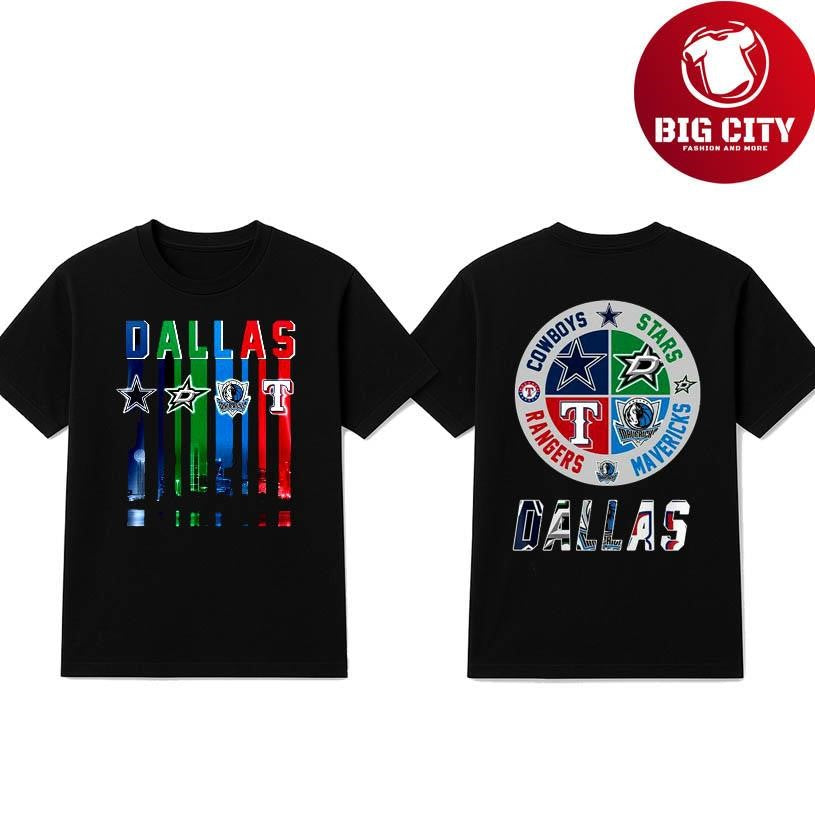 Dallas City Sport Team 2025 Two Sided Shirt