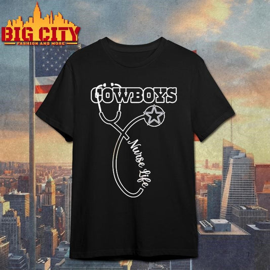 Dallas Cowboys x Nurse life it’s a work of heart Shirt