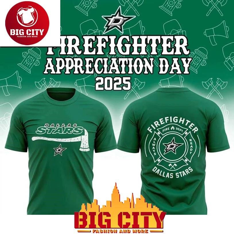 Dallas Stars Firefighter Application Day shirt