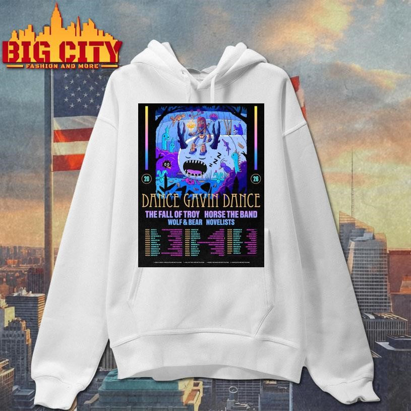 Dance Gavin Dance Summer North America Tour 2026 Schedule Dates Home Decor Poster Shirt