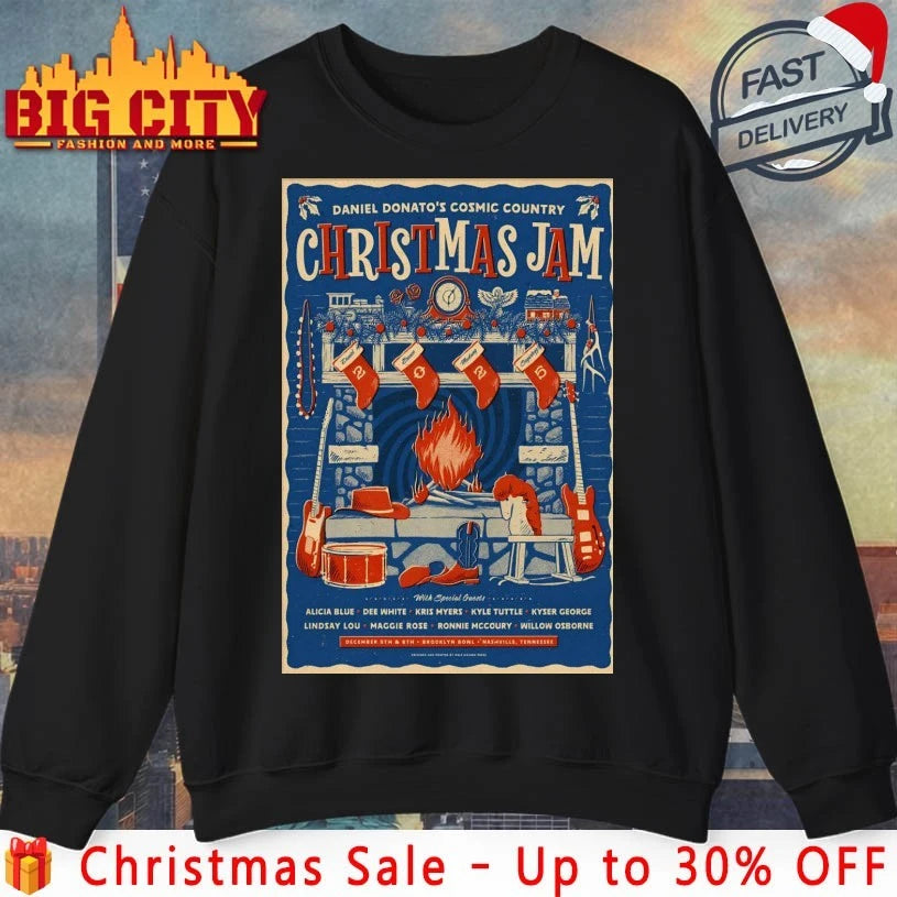 Daniel Donato’s Cosmic Country Dec 5-6 2025 Nashville TN Poster shirt