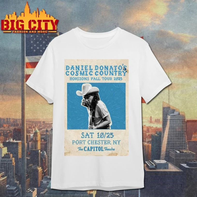 Daniel Donato’s Cosmic Country Port Chester Tour On Oct 25 2025 Poster shirt