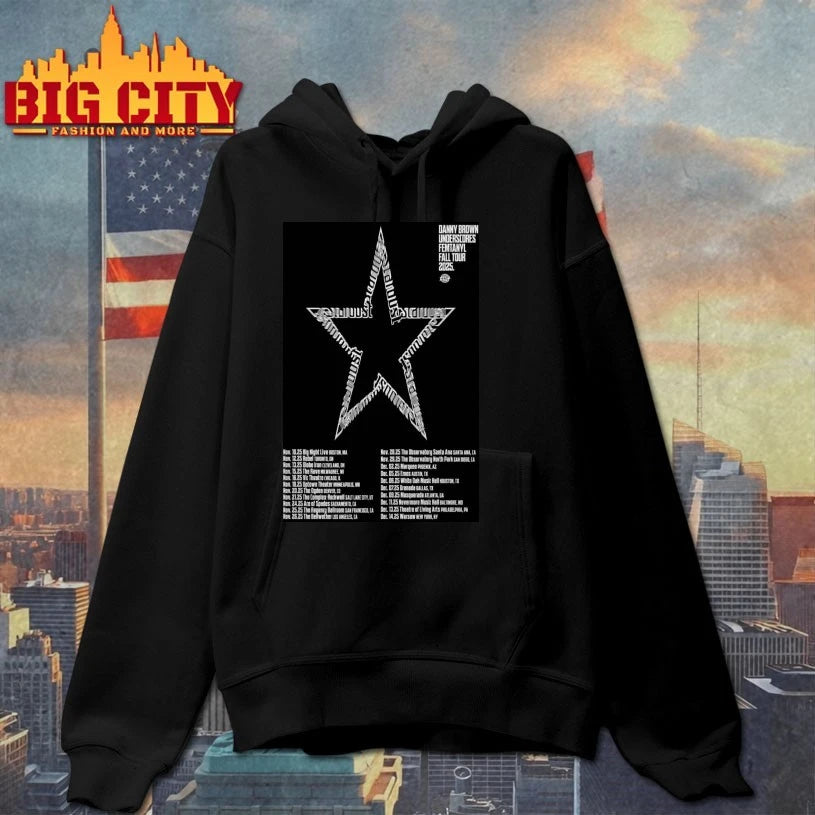 Danny Brown Tour 2025 Poster shirts