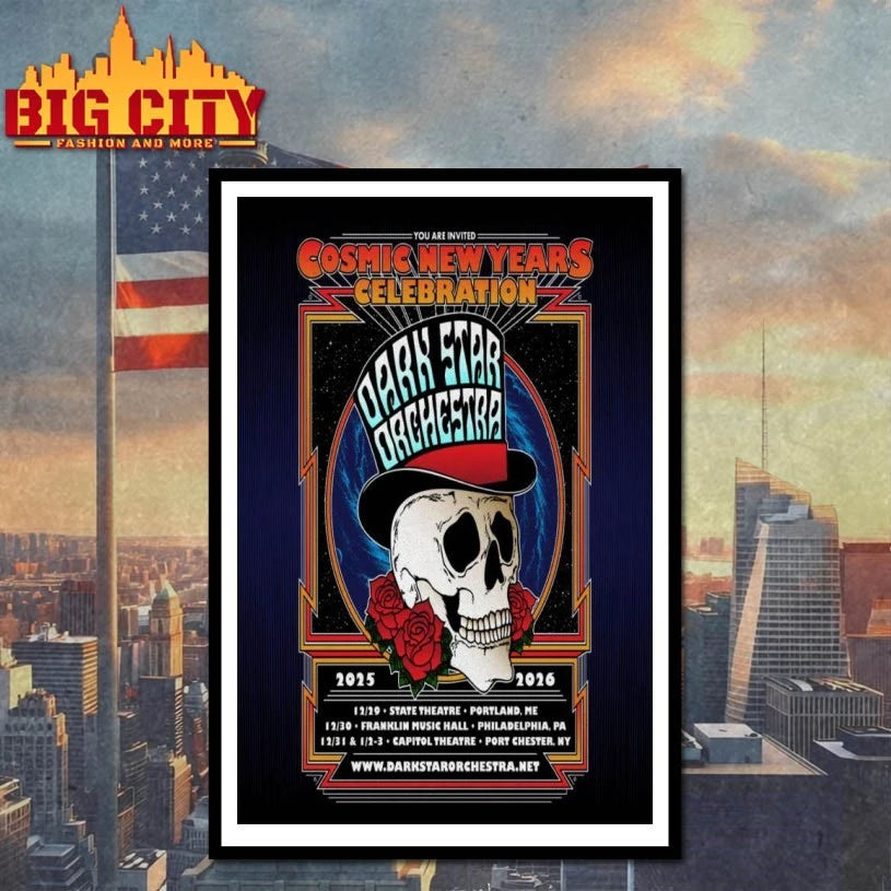 Dark Star Orchestra Dec 29 2025 Portland ME Poster shirt