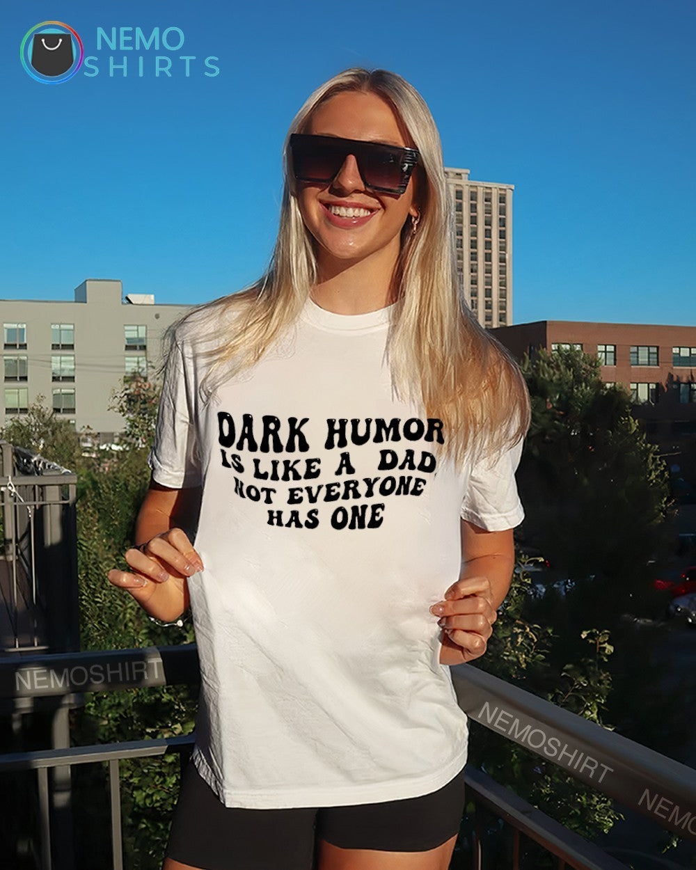 Dark humor is like a dad not everyone has one shirt