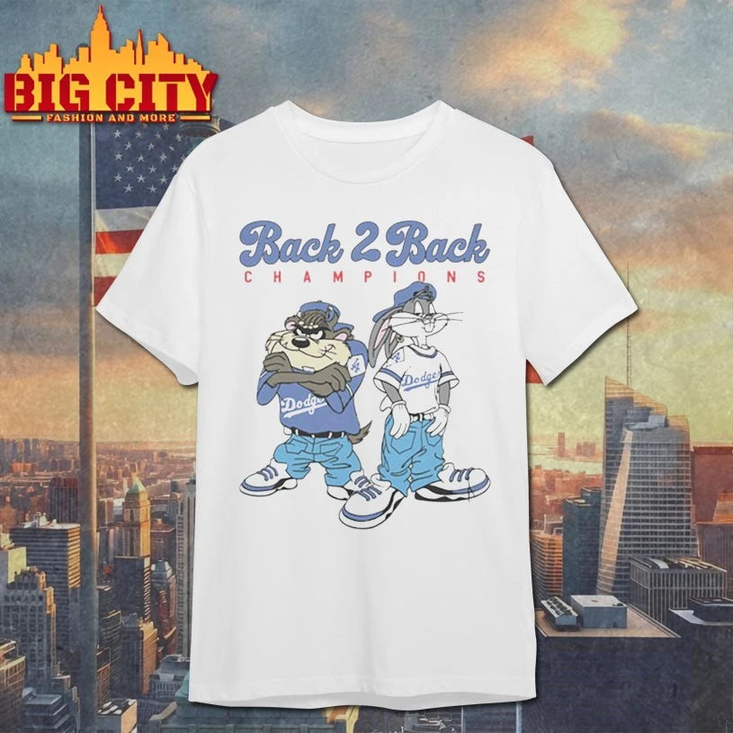 Das Bootleg Dodgers Back To Back Champions shirt