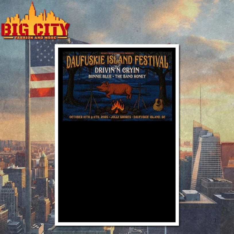Daufuskie Island Festival Jolly Shores Poster Shirt