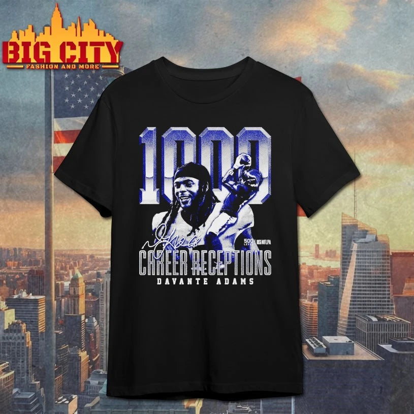 Davante Adams Los Angeles R 1000 Career Receptions signature shirt
