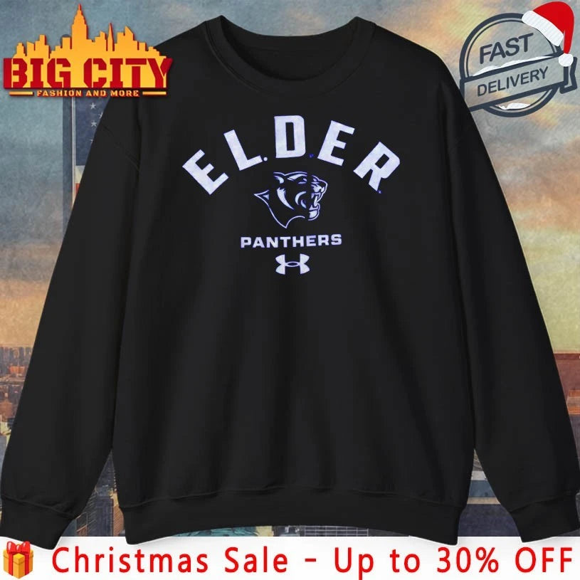Dave Portnoy wearing Elder Panthers shirt