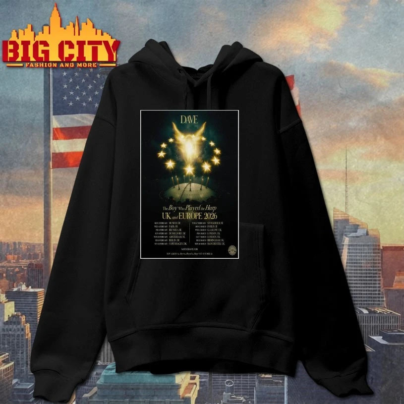 Dave UK European Tour 2026 Poster Shirt