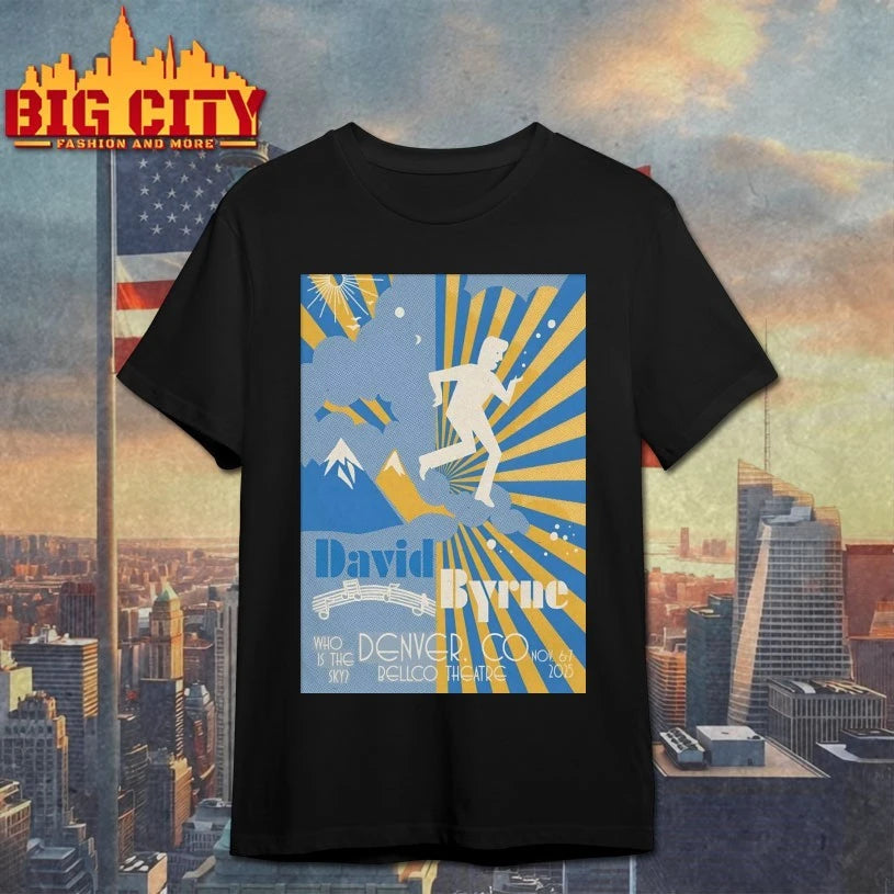 David Byrne Denver CO, November 6-7 2025 Poster shirt