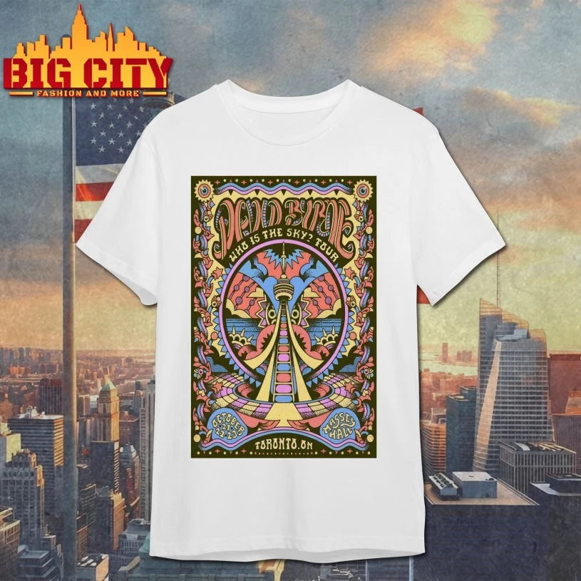 David Byrne Massey Hall, Toronto, ON 2025 Poster Shirt