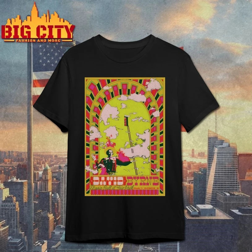David Byrne Music Hall At Fair Park In Dallas TX Nov 28 2025 Poster shirt