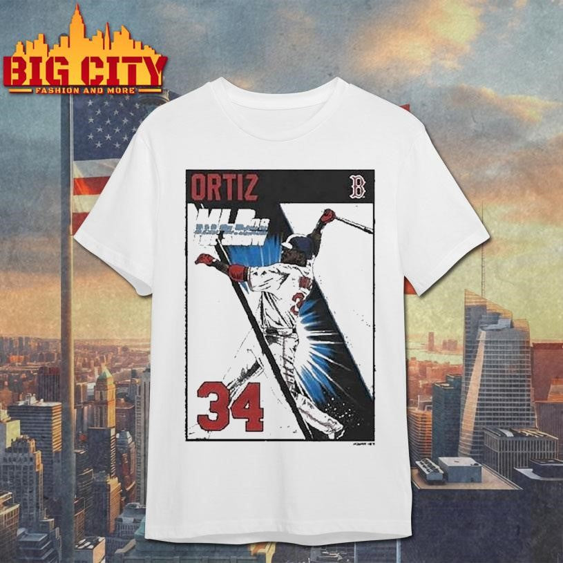 David Ortiz 34 Mlb The Show 06 Cover Boston Red Sox Shirt