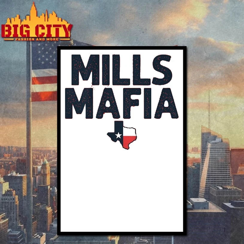 Davis Mills Mafia Texas Map shirt