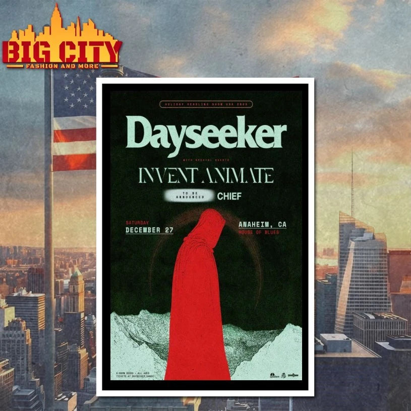 Dayseeker Dec 27 2025 House Of Blues Anaheim CA Poster Shirt