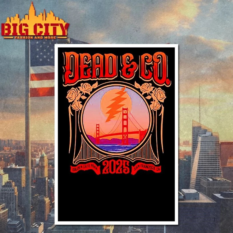 Dead And Company Golden Gate Park Wine San Francisco shirt
