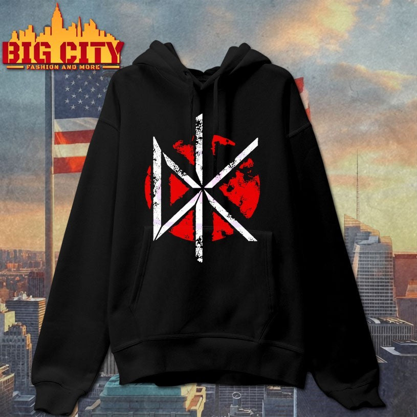 Dead Kennedys Distressed Red Circle White Dk Logo Punk Rock Shirts