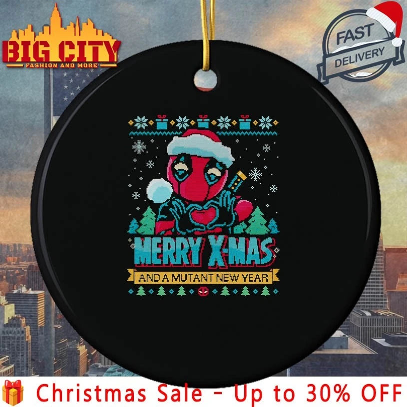 Deadpool Merry x-mas and a mutant new year ugly christmas shirt