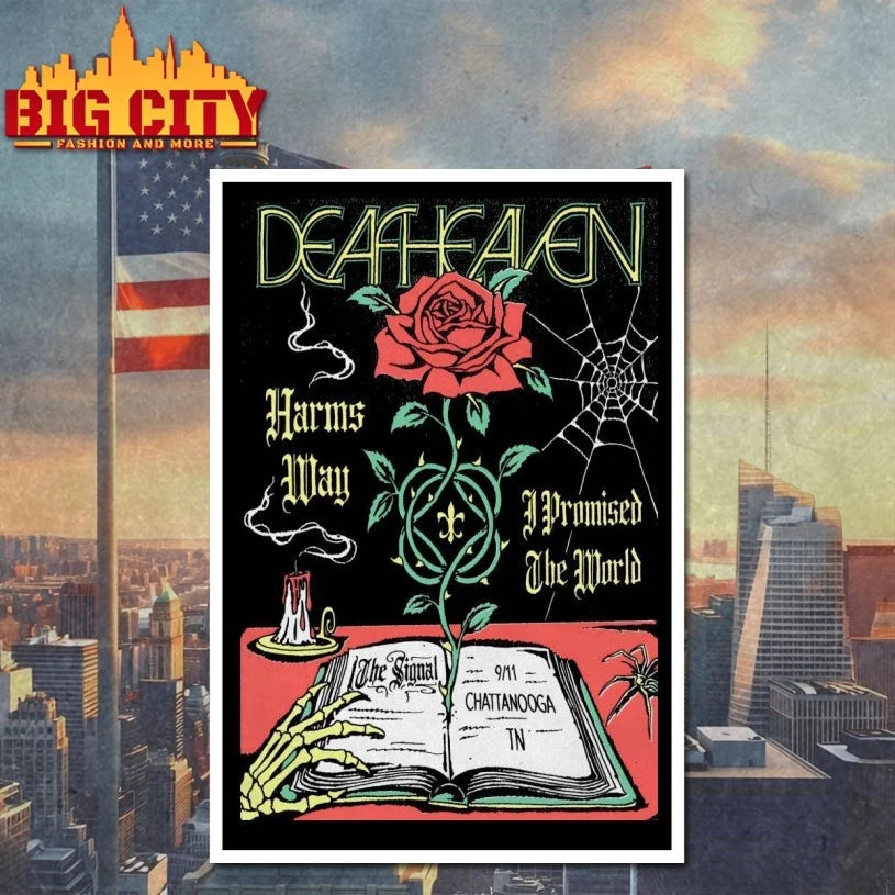 Deafheaven 9-11-2025 The Signal in Chattanooga TN Poster Shirts
