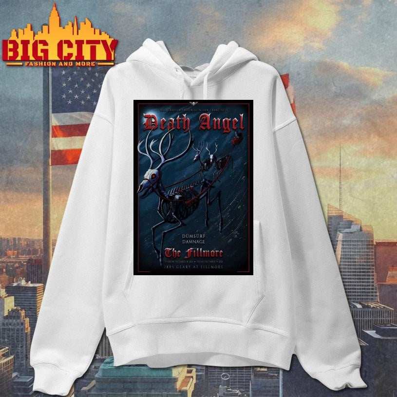 Death Angel Dec 18 2025 The Fillmore In San Francisco CA Poster shirt