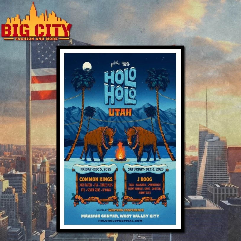 Dec 5 2025 Hola Hola Poster Common Kings shirt
