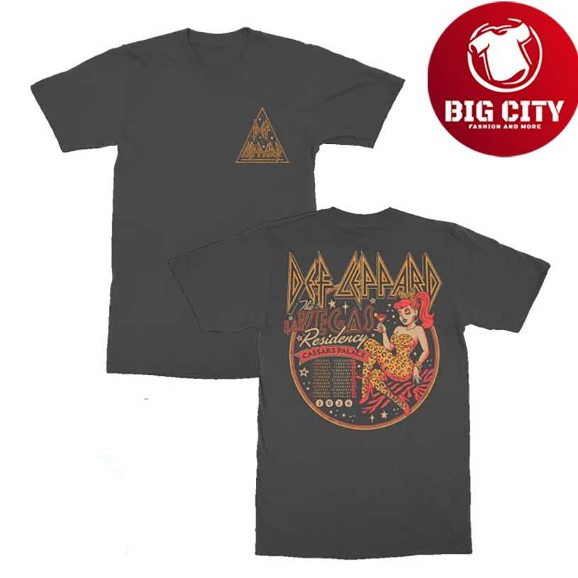 Def Leppard The Las Vegas Palace 2026 Two Sided Shirt