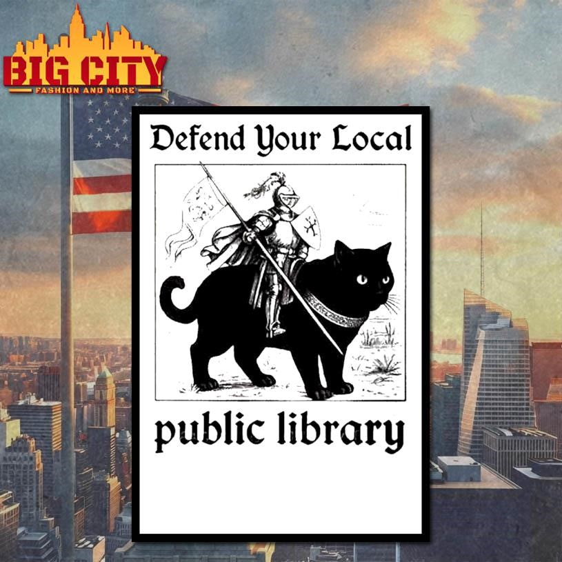 Defend Your Local Public Library Ugly Christmas Shirt