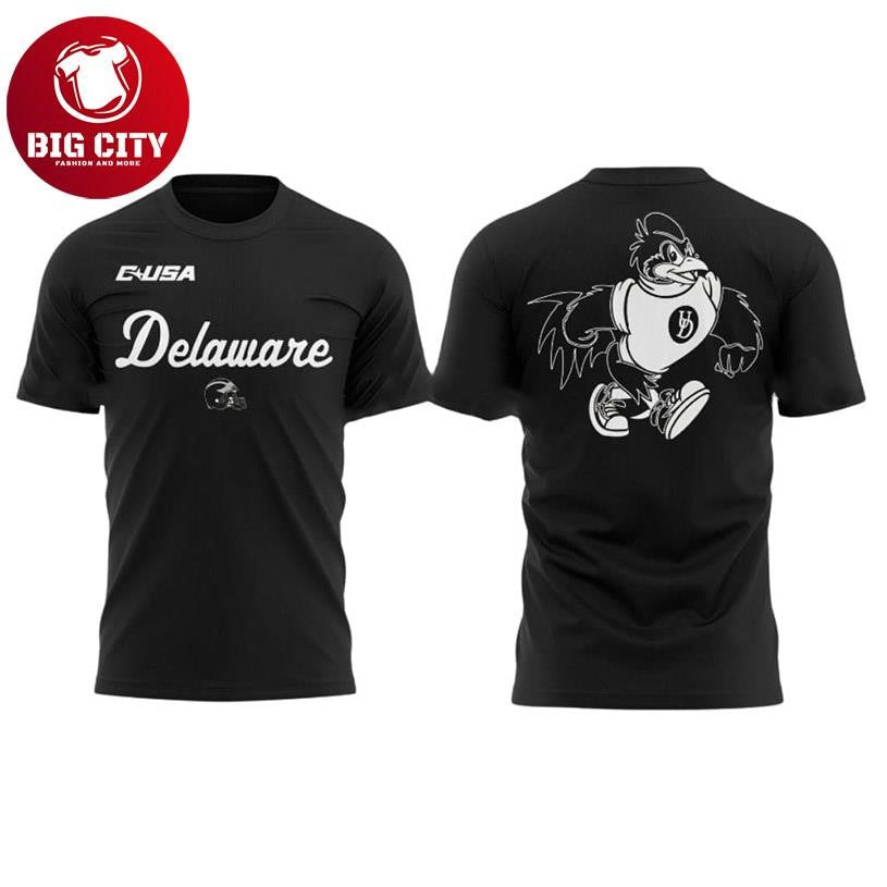 Delaware Football Midnight 2025 Two Sided Shirt