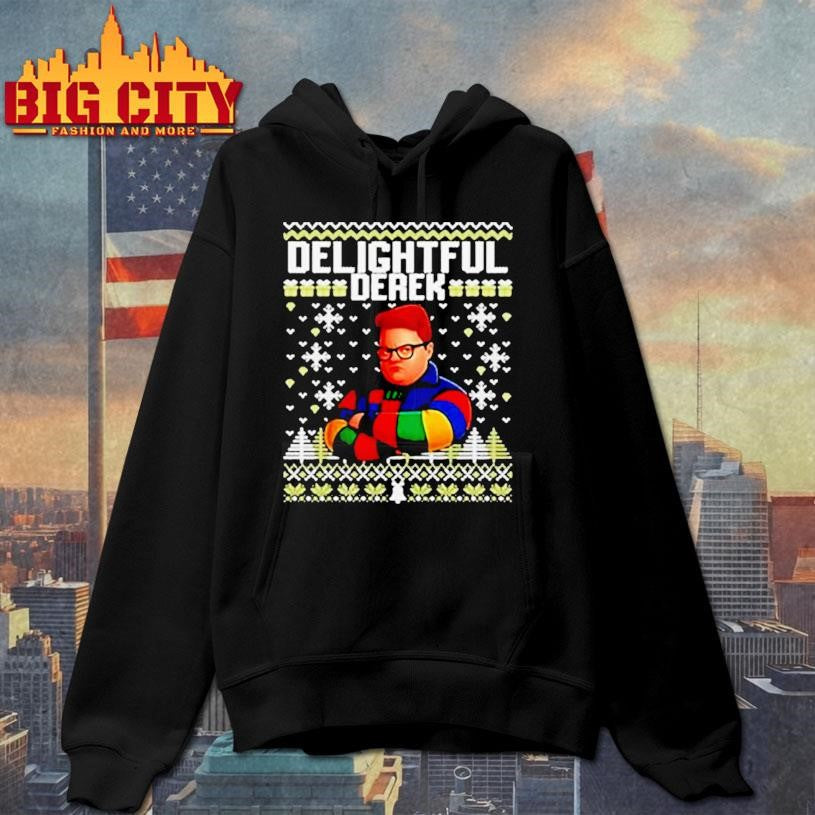 Delightful Derek Ugly Christmas T-Shirt