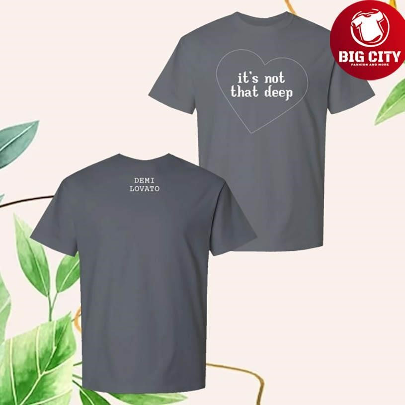 Demi Lovato It’s Not That Deep Album 2025 Two Sided Shirt