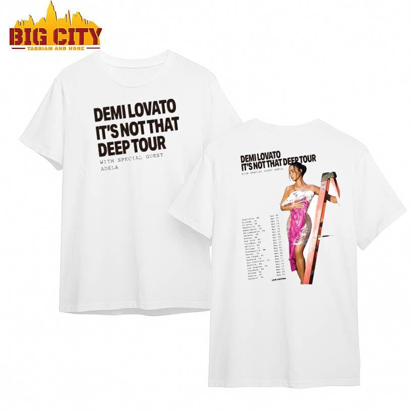 Demi Lovato It’s Not That Deep Tour Two Sided Shirt