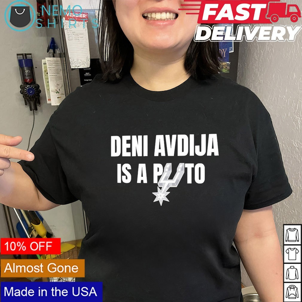 Deni Avdija is a San Antonio Spurs NBA shirt