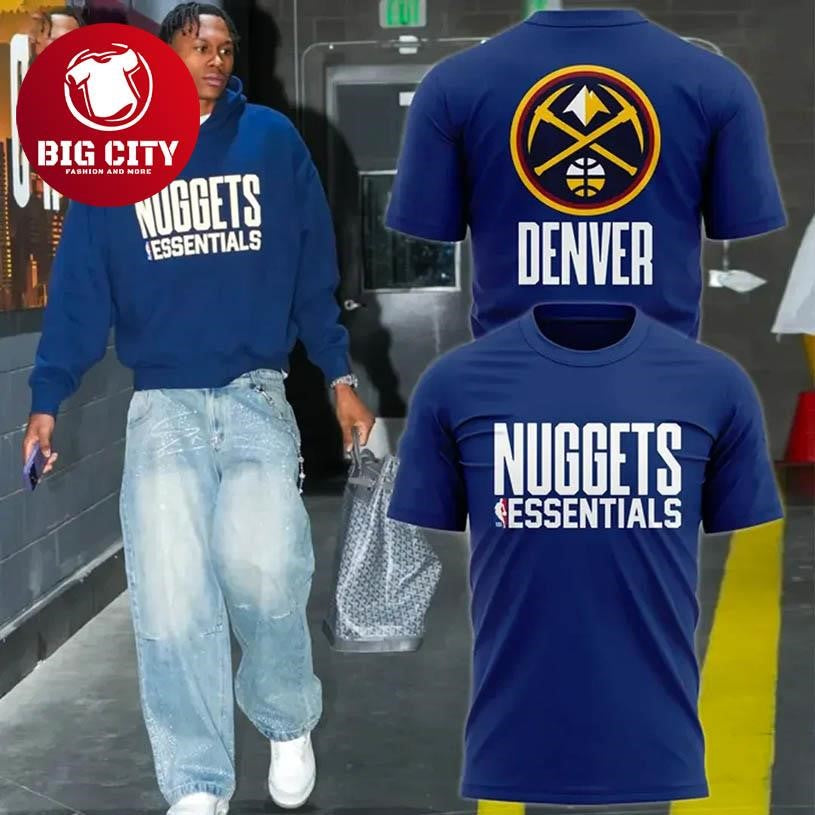 Denver Nuggets x Peyton Watson NUGGETS ESSENTIALS 2025 Two Sided Shirt