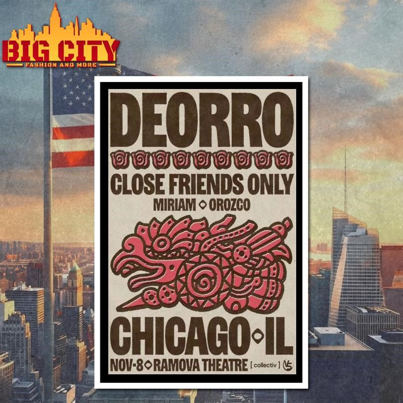 Deorro Ramova Theatre in Chicago November 8 2025 Poster shirt