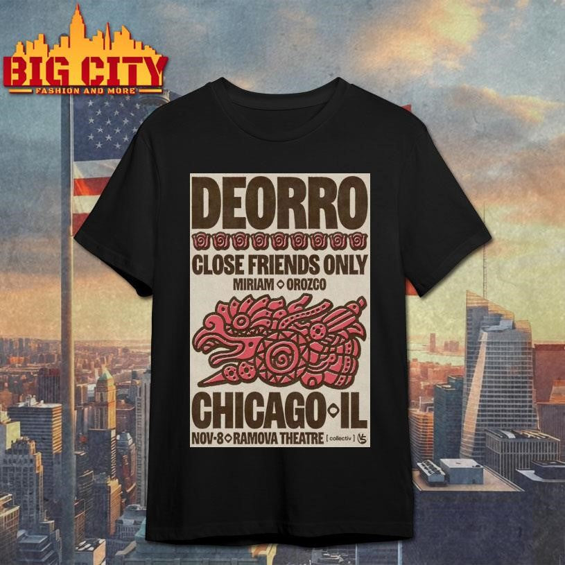 Deorro Ramova Theatre in Chicago November 8 2025 Poster shirt