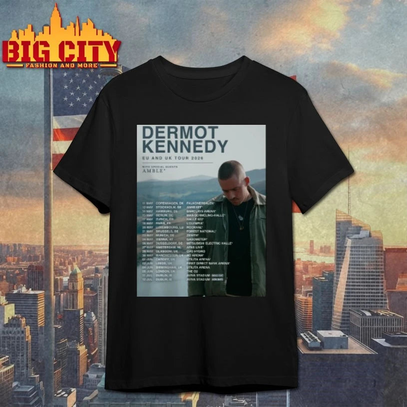 Dermot Kennedy EU and UK Tour 2026 shirt