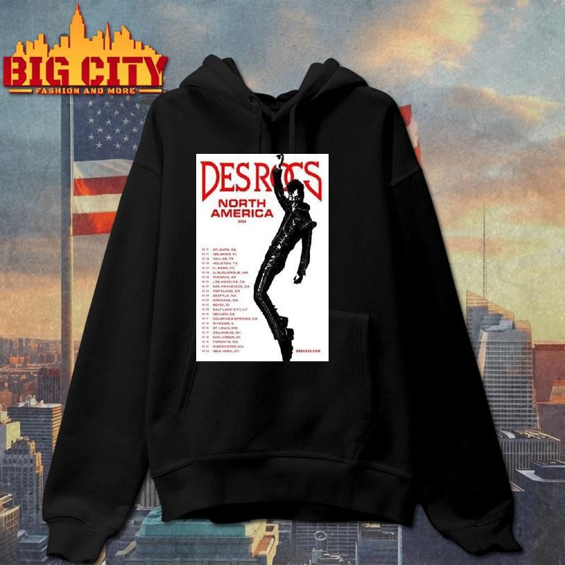 Des Rocs North America 2026 Tour Shirt