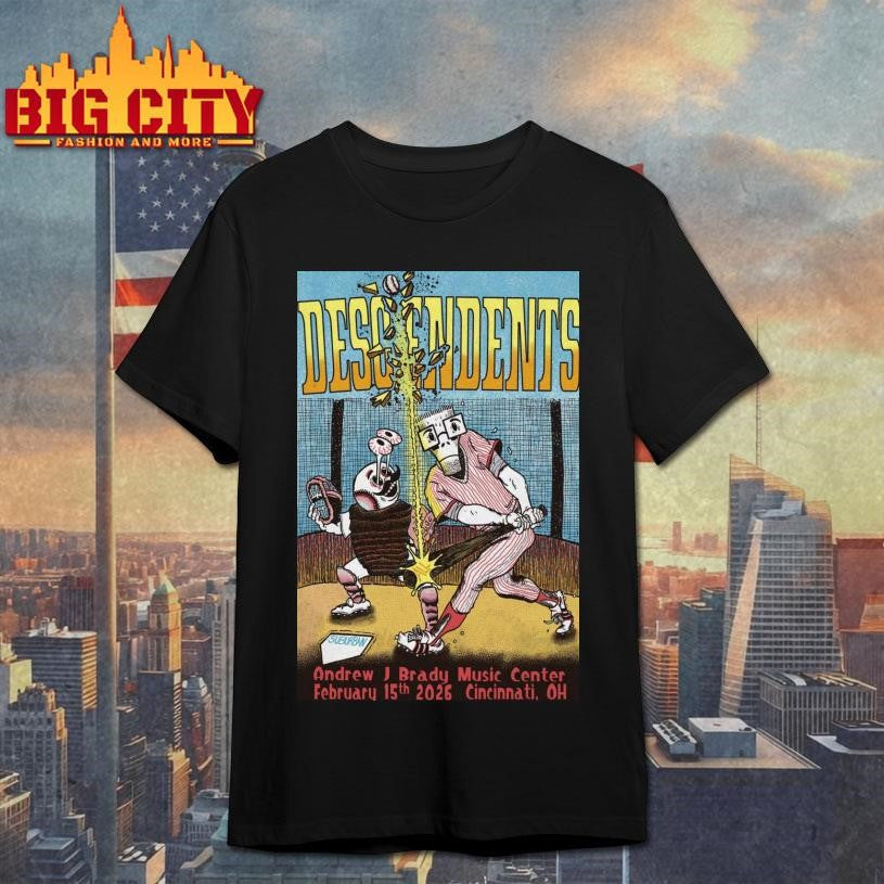 Descendents Feb 15th 2026 Cincinnati Poster Shirt
