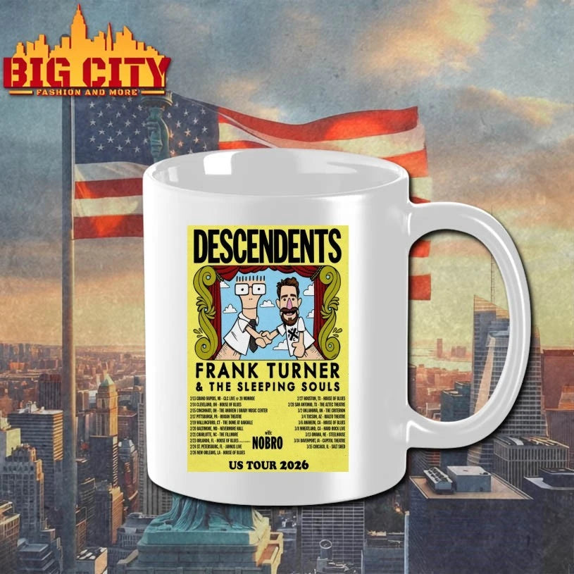 Descendents + Frank Turner &amp; The Sleeping Souls US Tour 2026 Poster Shirt