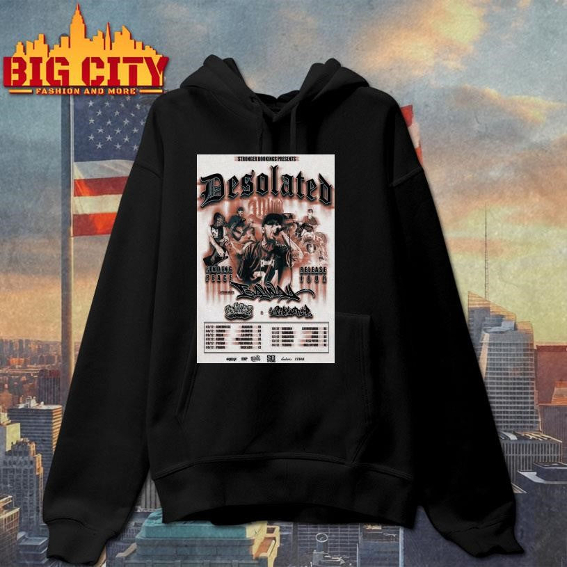 Desolated Release 2025 Tour Poster Shirt